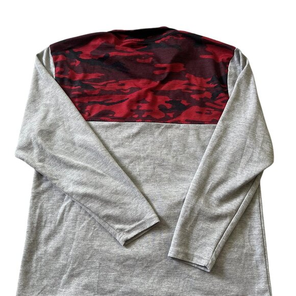 Zubaz NFL Kansas City Chiefs 1/4 Zip Fleece Jacket Pullover Size L Sweatshirt - Picture 3 of 7